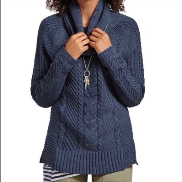 CAbi Sweaters - CAbi Cable Cowl Knit Sweater Small #3168